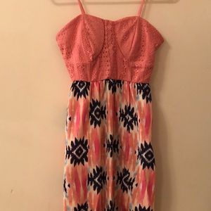 Ikat pattern No Boundaries dress